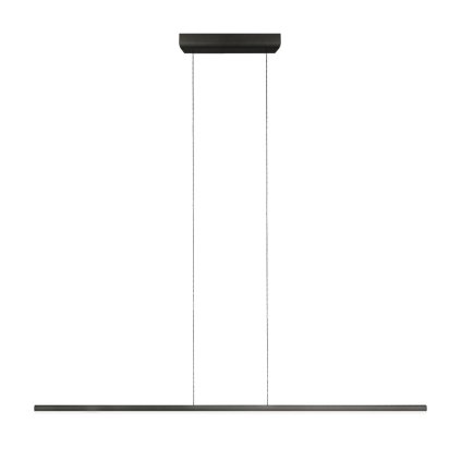 Linea Light Straight_P1, černé subtilní svítidlo nad stůl, 11W LED 2700K, délka 102cm