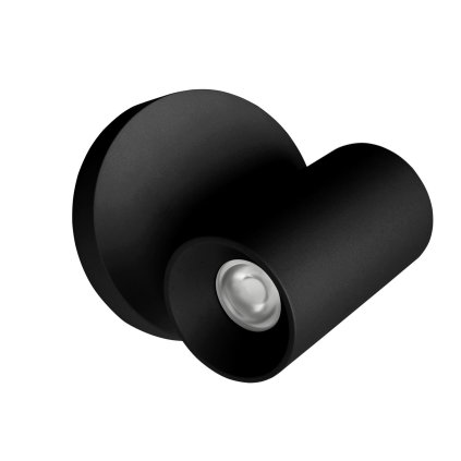 Linea Light Bart_S, černé spotové svítidlo, 11W LED 3000K stmívatelné, délka 11cm