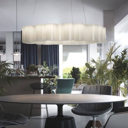 Stilnovo Honey_PR, designové závěsné svítidlo, 105W LED 2700K stmívatelné, prům. 110cm