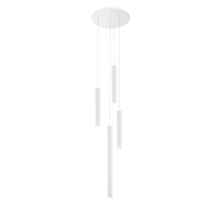 Linea Light Tu-V_4, závěsné svítidlo se čtyřmi závěsy, 93W LED 3000K DALI, délka 52+100cm