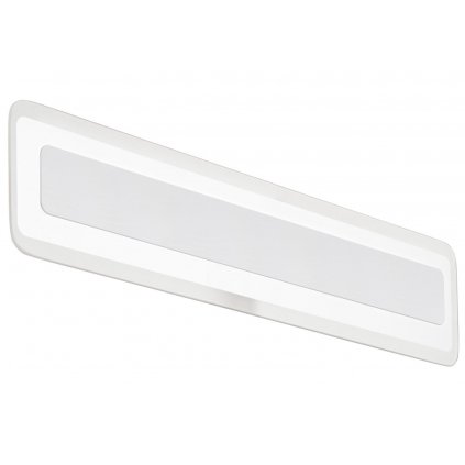 Linea Light Antille_S, nástěnné svítidlo z pískovaného skla a bílého kovu, 28W LED 3000K, délka 61,4cm