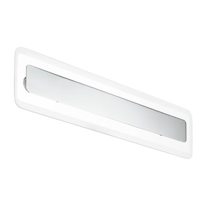 Linea Light Antille_S, nástěnné svítidlo z pískovaného skla a chromu, 28W LED 3000K, délka 61,4cm