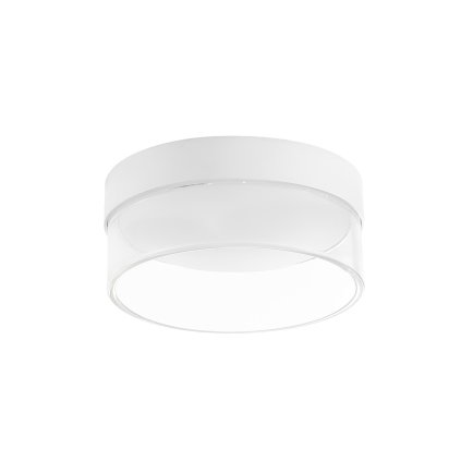 Linea Light Crumb, bílé moderní stropní svítidlo, 15W LED 3000K, prům. 15,4cm