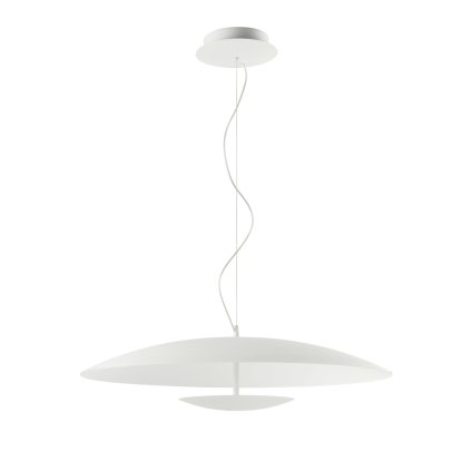 Linea Light Horizon_P, bílé závěsné svítidlo pro nepřímé osvětlení, 34W LED 3000K, Ø 65cm