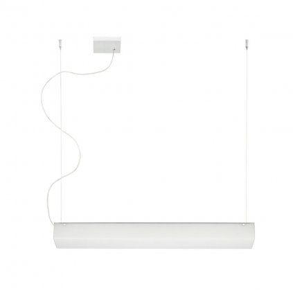 20682 linea light glu d pb zavesne svitidlo 29w led 3000k bile sklo delka 97 8cm