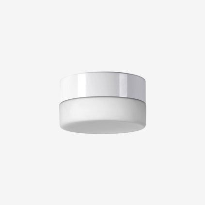Lucis Nomia, stropní svítidlo v kombinaci bílého skla a bílého límce, 5,7W LED 3000K, prům.14cm