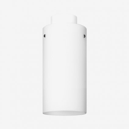Lucis Maia, stropní svítidlo z bílého, trojvrstvého skla, 1×100W E27, výška 32cm
