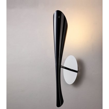 Mantra Pop 0903, moderní černá nástěnka, 1x13W (úsporné), výška 55cm