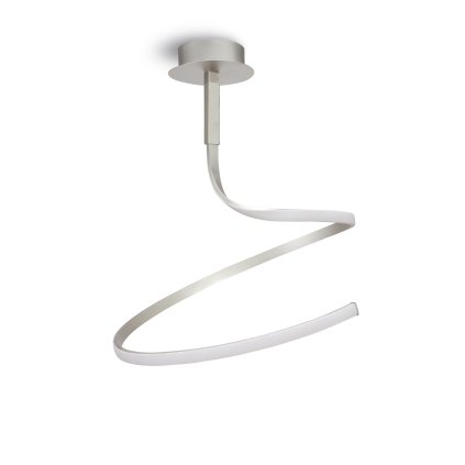 Mantra Nur, moderní svítidlo, 30W LED 3000K stmívatelné, stříbrná/chrom, prům. 52cm, výška 64cm