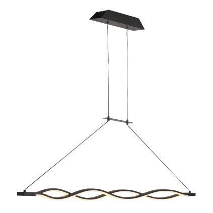Mantra Sáhara Forja, závěsné LED svítidlo, 36W 2800K stmívatelné, hnědá, šířka 114cm