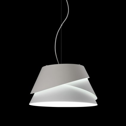 Mantra Alborán, bílé závěsné svítidlo, 3x40W E27, prům. 52cm