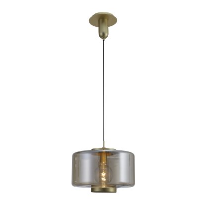 Mantra Jarras, závěsné svítidlo z bronzového skla, 1x40W E27, prům. 40cm