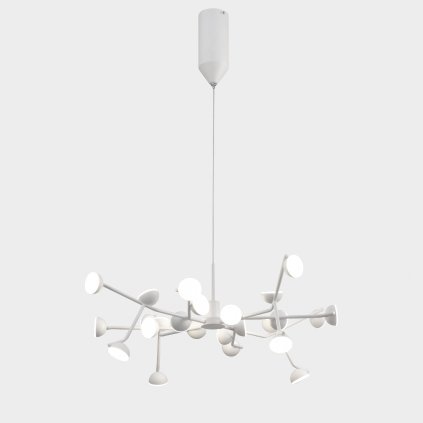 Mantra Adn, závěsné svítidlo, 72W 3000K, bílá, prům. 65cm
