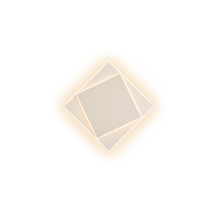 Mantra Dakla, bílé kubistické svítidlo, 18W LED 3000K, 28x28cm