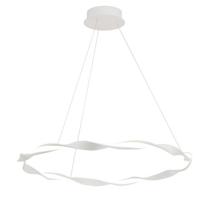 24144 3 mantra madagascar kruhove svitidlo z krouceneho hliniku 36w led 3000k piskove bila prum 76cm