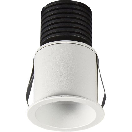 Mantra Guincho, bílá zápustná bodovka 5W LED 3000K, prům. 5,5cm, IP54