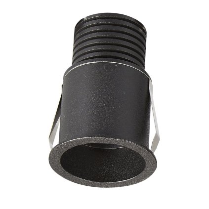 Mantra Guincho, černá zápustná bodovka 5W LED 4000K, prům. 5,5cm, IP54