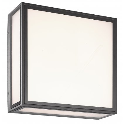 24258 3 mantra bachelor stropni venkovni svitidlo 14w led 3000k seda 22x22cm ip65