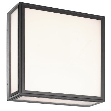Mantra Bachelor, stropní venkovní svítidlo, 14W LED 3000K, šedá, 22x22cm, IP65