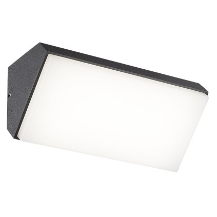 Mantra Solden, nástěnné venkovní svítidlo, 9W LED 3000K, šedá, délka 18cm, IP65