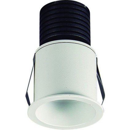 Mantra Guincho, bílá zápustná bodovka 5W LED 2700K, prům. 5,5cm, IP54