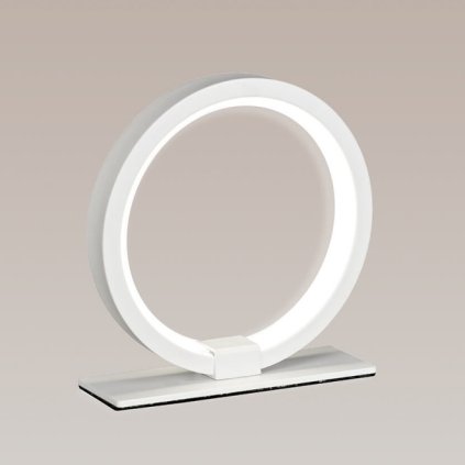 Mantra Kitesurf, bílá kruhová stolní lampa, 8W LED 3000K, průměr 15cm