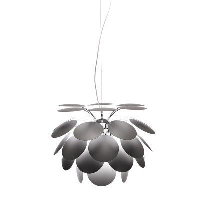 Marset Discocó 53, španělské závěsné svítidlo, 1x14W LED E27, šedá, průměr 53cm