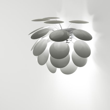 Marset Discocó A, španělské nástěnné svítidlo, 2x5W LED E14, bílé, výška 27,5cm