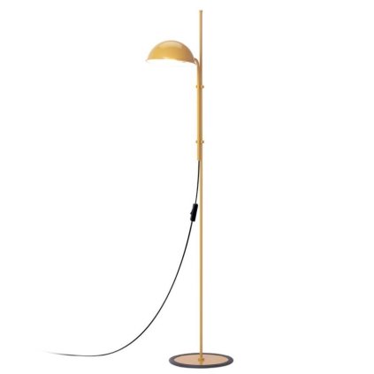 Marset Funiculí, stojací lampa nadčasového designu, 1xE27, žlutá RAL 0756070, 135cm