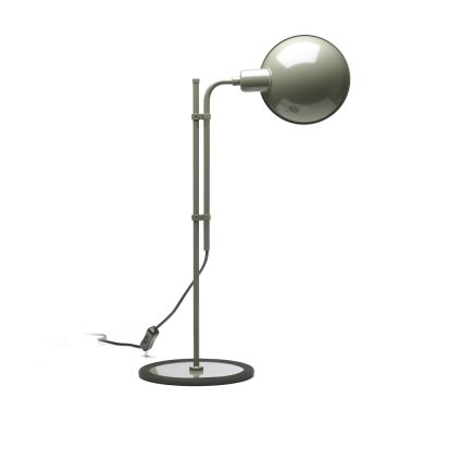 Marset Funiculí S, stolní lampa nadčasového designu, 1xE14, šedá RAL 7003, 50,3cm