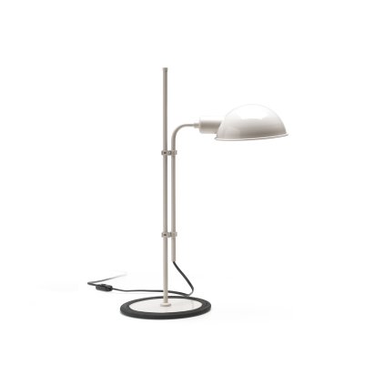 Marset Funiculí S, stolní lampa nadčasového designu, 1xE14, béžová RAL 9001, 50,3cm