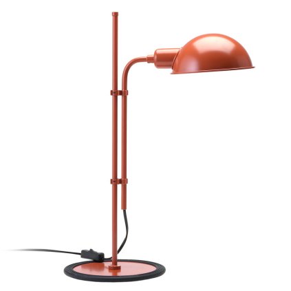 Marset Funiculí S, stolní lampa nadčasového designu, 1xE14, terracota RAL 0504050, 50,3cm