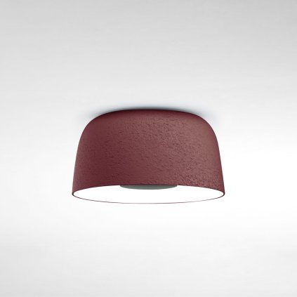 Marset Djembé C 65.35, červené stropní svítidlo, 28,5W LED 2700K stmívatené, prům. 64,6cm