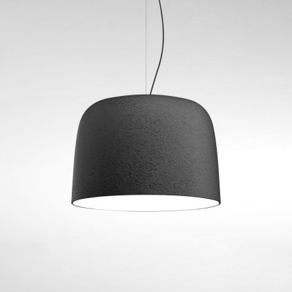 Marset Djembé 65.45, šedé závěsné svítidlo, 28,5W LED 2700K stmívatené, prům. 65cm