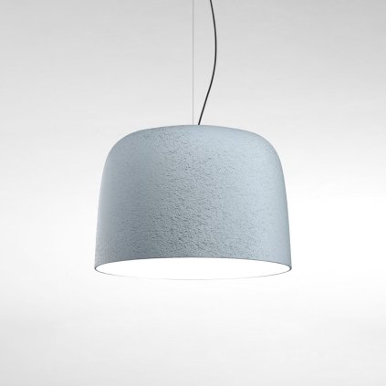 Marset Djembé 65.45, modré závěsné svítidlo, 28,5W LED 2700K stmívatené, prům. 65cm