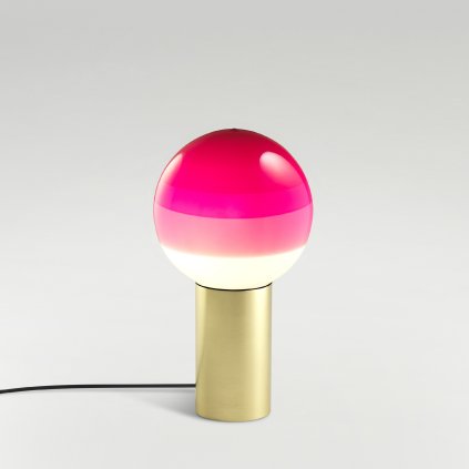 Marset Dipping Light, stolní lampička s růžovými tóny, 3,4W LED 2700K, výška 22,2cm