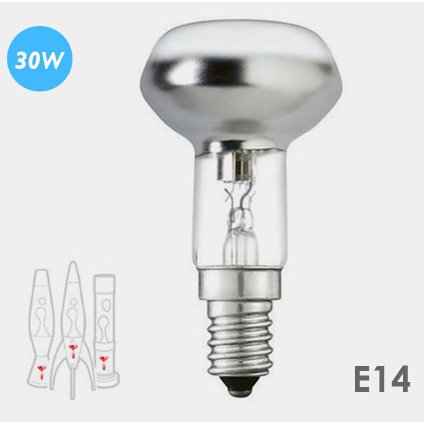 Mathmos žárovka pro lávovou lampu Astrobaby a Telstar, 30W halogen E14