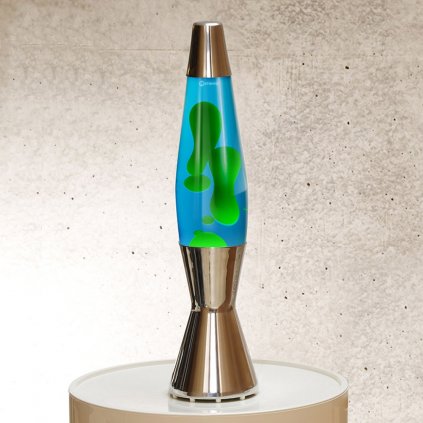 mathmos astrobaby lava lamp blue green