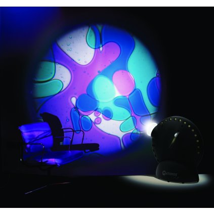 Mathmos Space projector, oil disk fialová-modrá