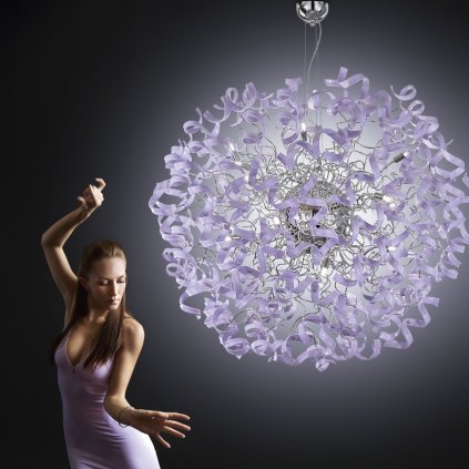 25908 4 metallux astro lilla designove zavesne svitidlo v prumeru 115cm 18x40w fialove sklo chrom