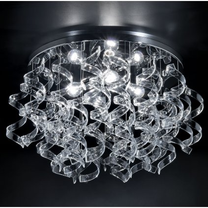 25926 2 metallux astro crystal stropni designove svitidlo v prumeru 70cm 4x60w cire sklo chrom