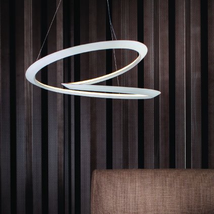 Nemo Kepler Minor Uplight, moderní svítidlo pro nepřímé osvětlení, 77W LED 2700K stmívatelné, bílá, prům. 84cm