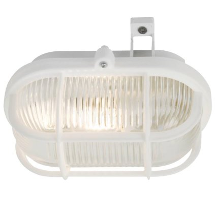 Nordlux Skotlampe, venkovní nástěnné svítidlo, 1xE27 max 60W, plast, bílá, IP44, průměr 18cm