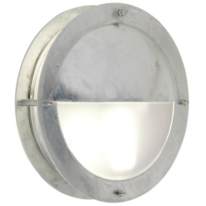 Nordlux Malte, venkovní nástěnné svítidlo, 1xE27 max 60W, kov, pokovená, IP54, průměr 24cm
