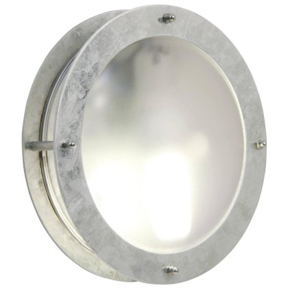 Nordlux Malte, venkovní nástěnné svítidlo, 1xE27 max 60W, kov, pokovená, IP54, průměr 24cm