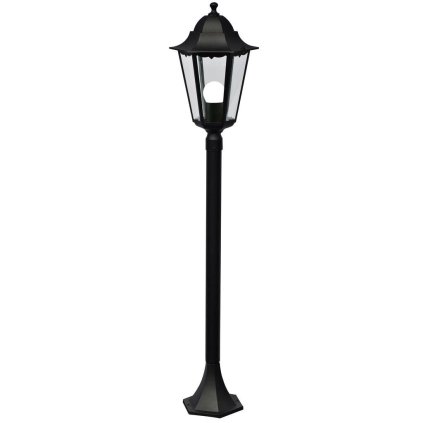 Nordlux Cardiff, venkovní sloupková lampa, 1xE27 max 60W, hliník, černá, IP44, výška 100cm