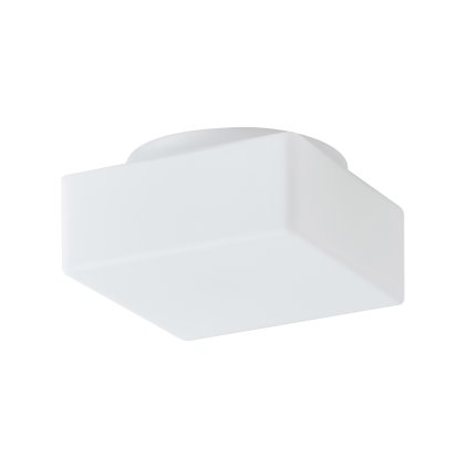 Osmont Lina 1, stropní/nástěnné svítidlo, 1x60W E27, opálové sklo, 20x20cm