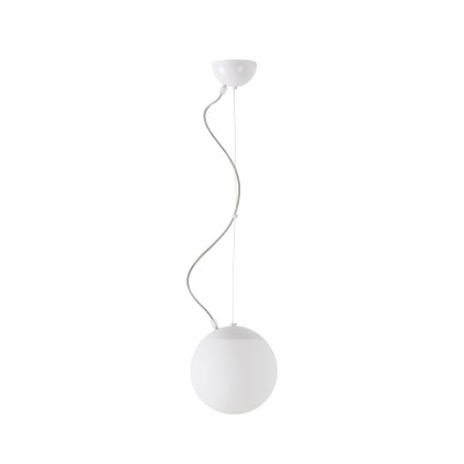 Osmont Adria L1-B, závěsné svítidlo, 1x75W, opálové sklo, bílá montura, prům.20cm
