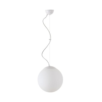 Osmont Adria L2-B, závěsné svítidlo, 1x100W, opálové sklo, bílá montura, prům.30cm
