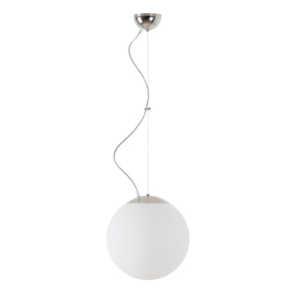 Osmont Adria L2-NL, závěsné svítidlo, 1x100W, opálové sklo, montura v leštěné nerezi, prům.30cm